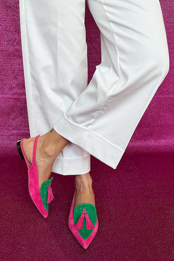 Talia | Tassel Slingbacks