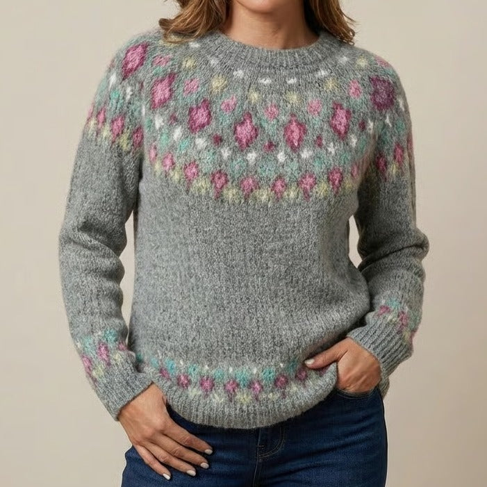 Emily | Retro Scandinavian knitted sweater