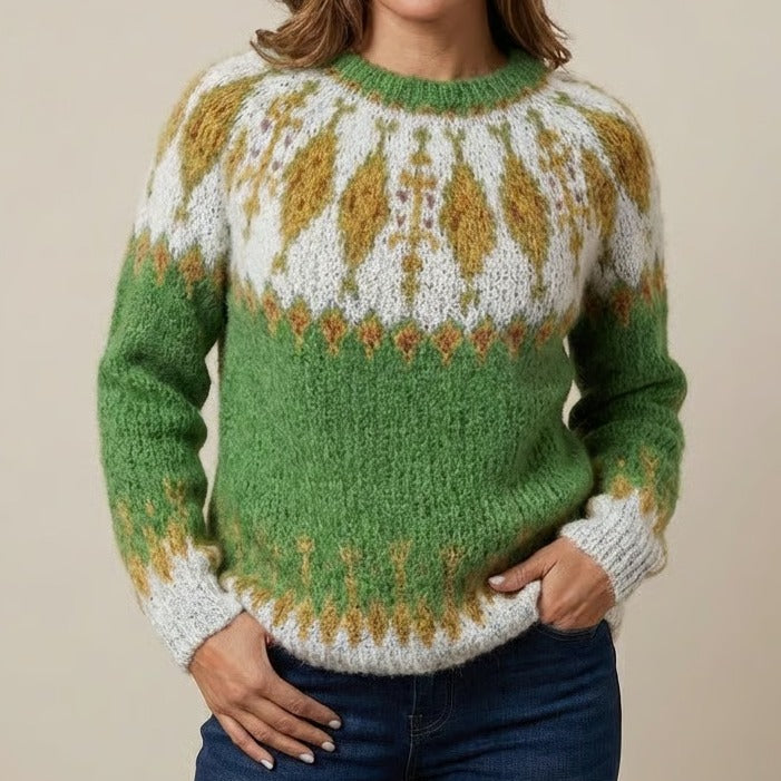 Emily | Retro Scandinavian knitted sweater