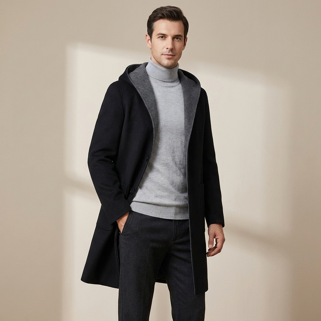NEO | TIMELESS HOODED OVERCOAT