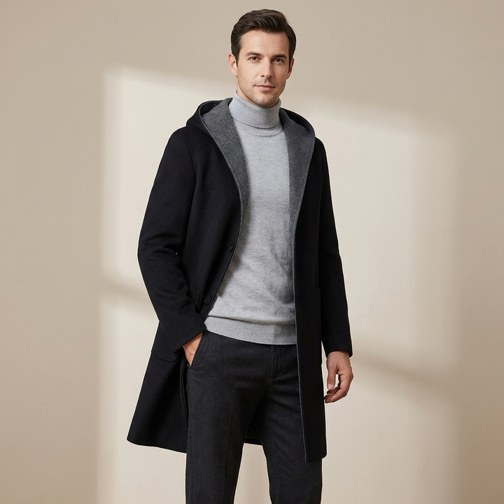 NEO | TIMELESS HOODED OVERCOAT