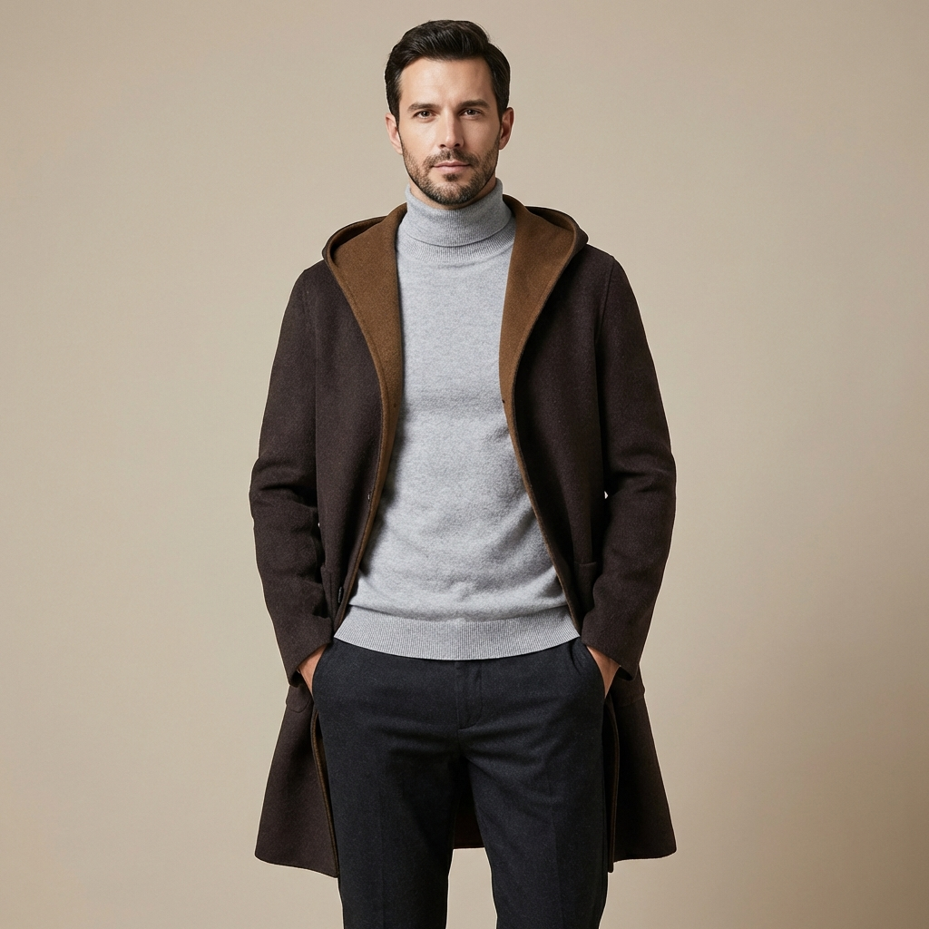 NEO | TIMELESS HOODED OVERCOAT