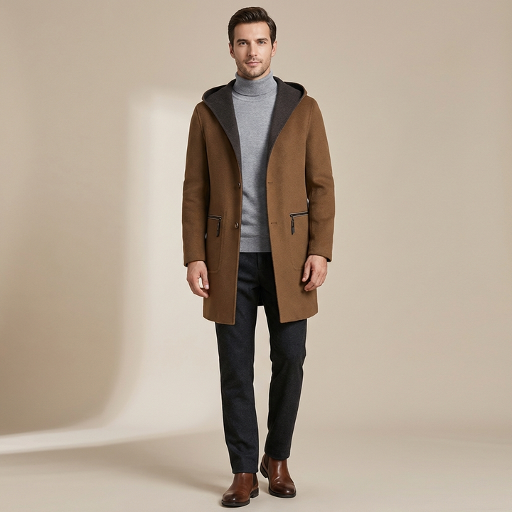 NEO | TIMELESS HOODED OVERCOAT