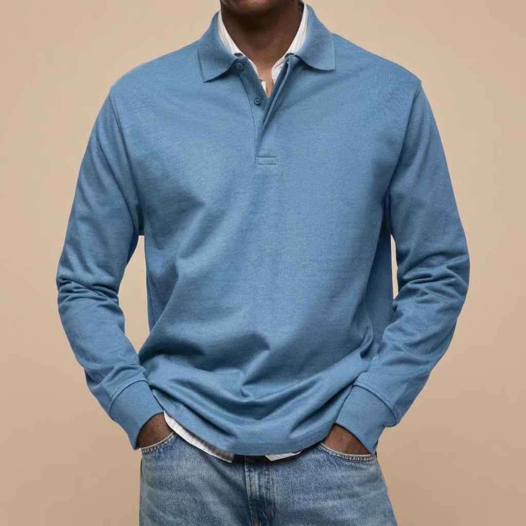 Vincenzo | Signature Long-Sleeve Polo