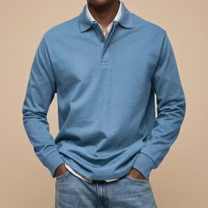 Vincenzo | Signature Long-Sleeve Polo