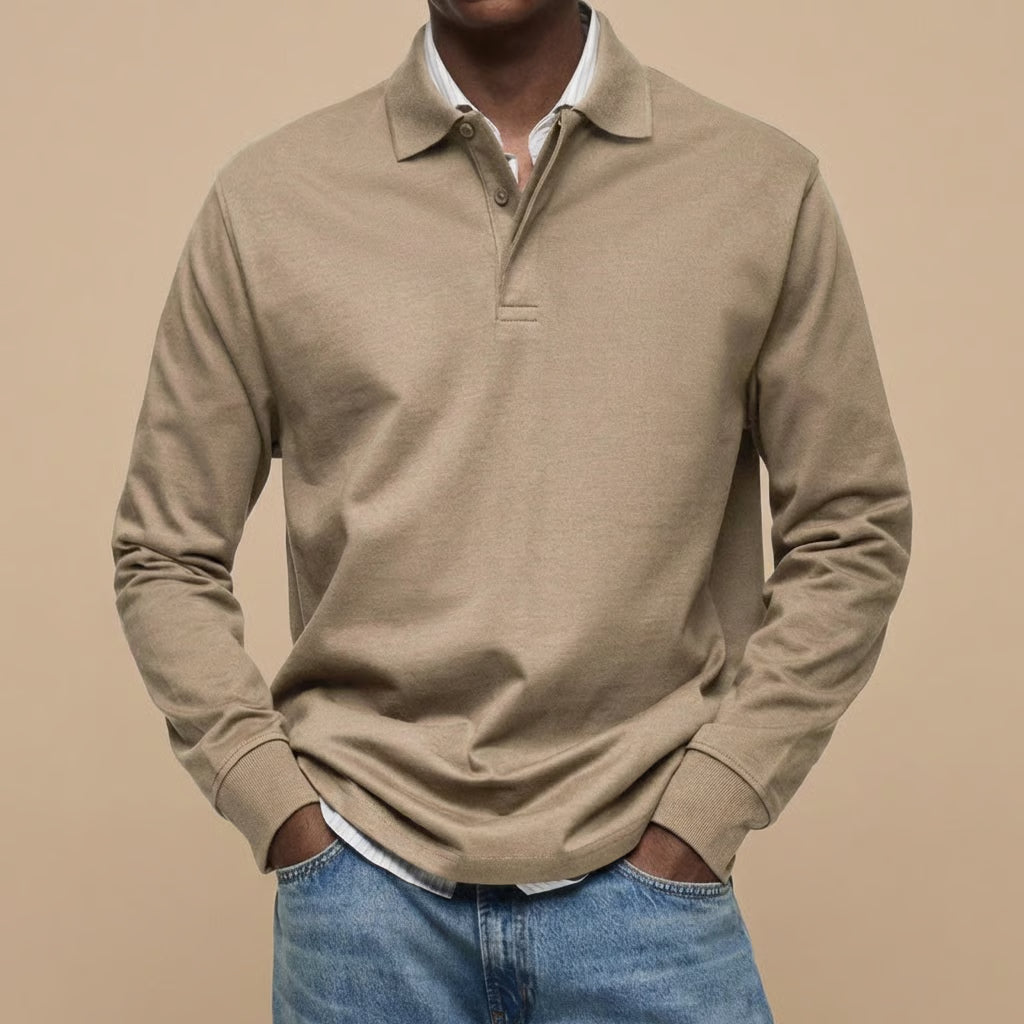 Vincenzo | Signature Long-Sleeve Polo