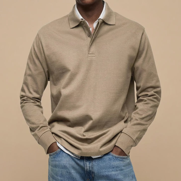 Vincenzo | Signature Long-Sleeve Polo