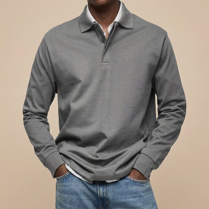 Vincenzo | Signature Long-Sleeve Polo