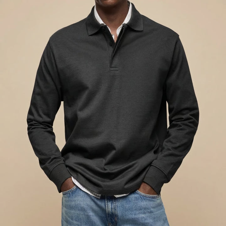 Vincenzo | Signature Long-Sleeve Polo