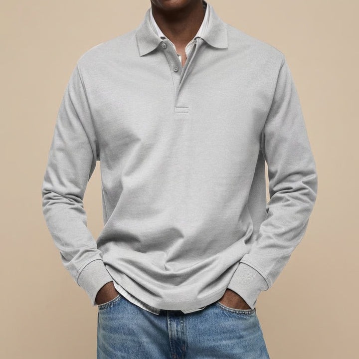 Vincenzo | Signature Long-Sleeve Polo