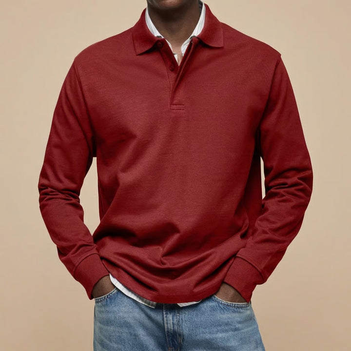 Vincenzo | Signature Long-Sleeve Polo