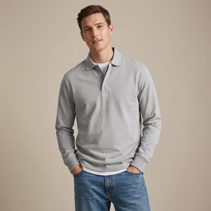 Vincenzo | Signature Long-Sleeve Polo