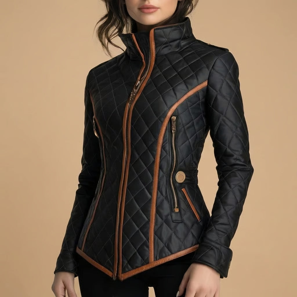 Street Calm | Diamond Quilted Padded Jacket