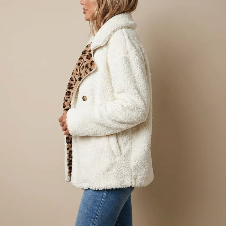 Cool Form | Leopard Accent Winter Coat