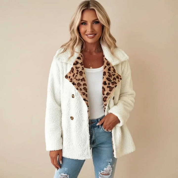 Cool Form | Leopard Accent Winter Coat