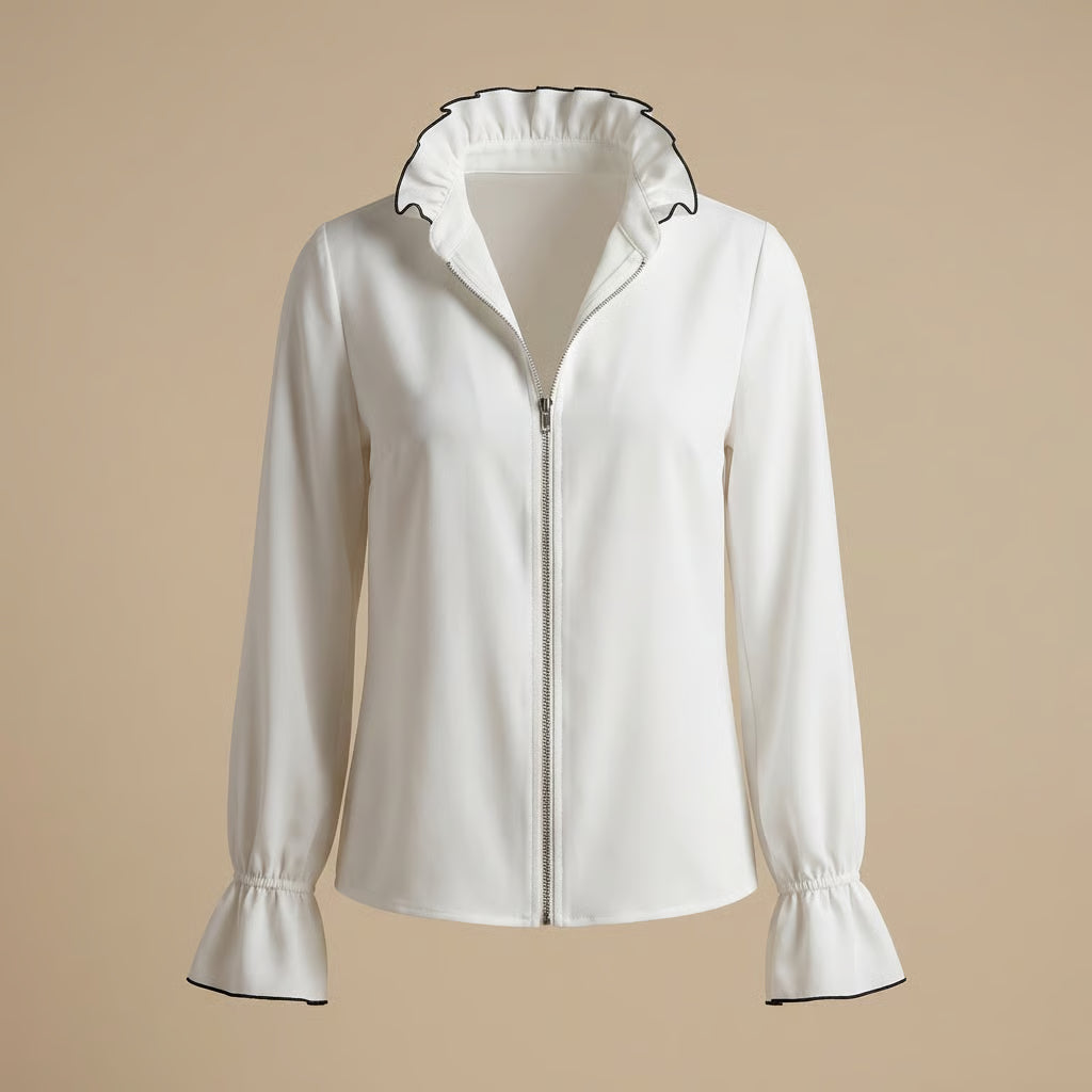 Grace | Zip Detail Blouse