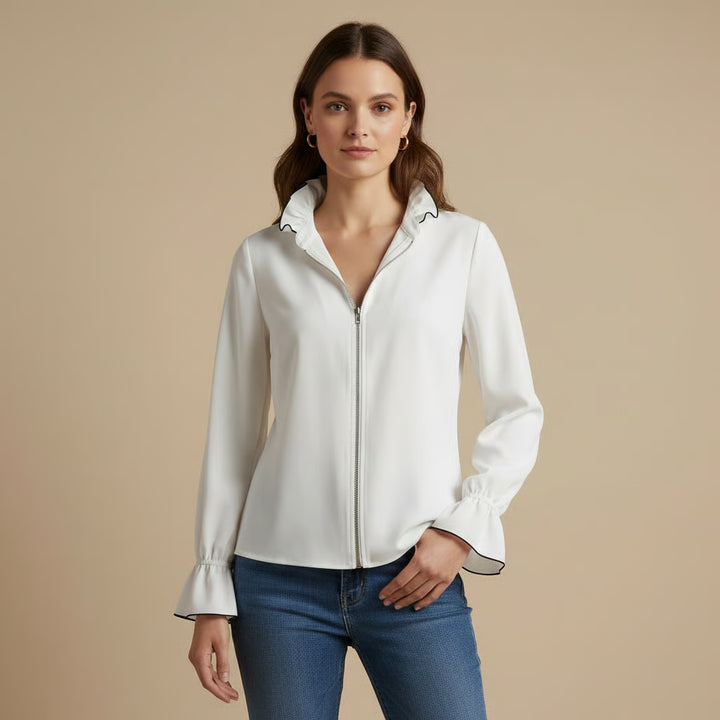 Grace | Zip Detail Blouse