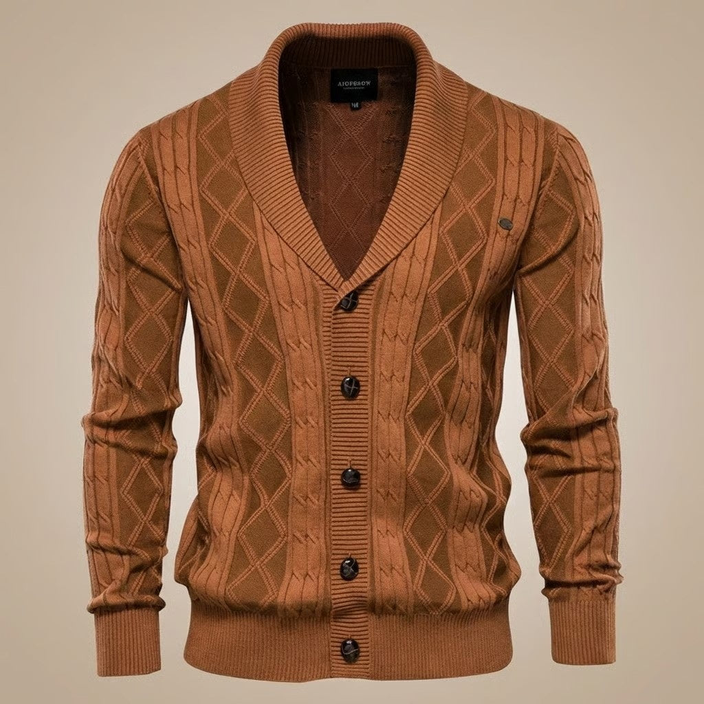 Tommaso | Shawl Collar Button Cardigan