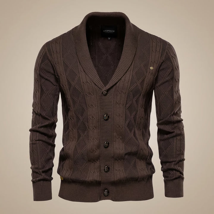 Tommaso | Shawl Collar Button Cardigan