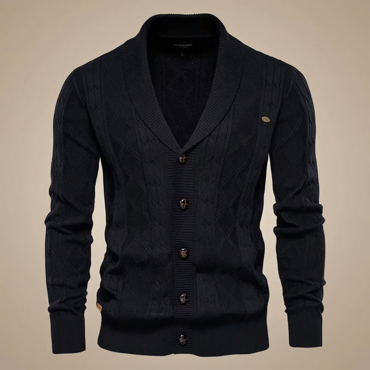 Tommaso | Shawl Collar Button Cardigan