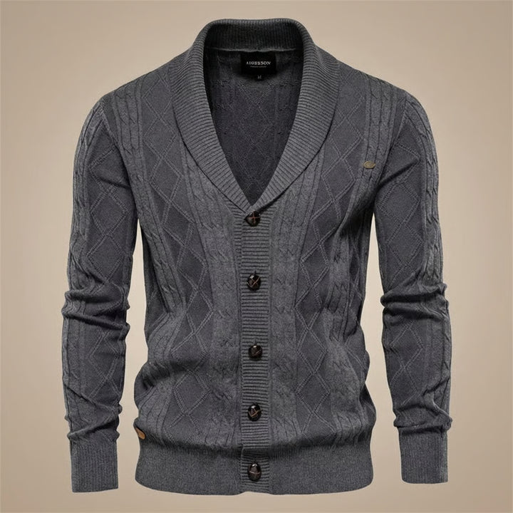 Tommaso | Shawl Collar Button Cardigan