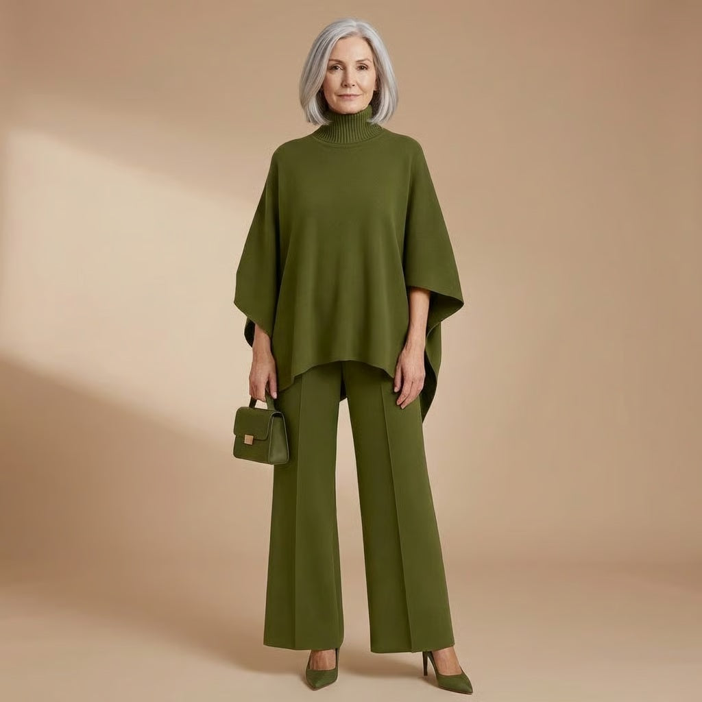 Susan | Turtleneck Top & Pants Set