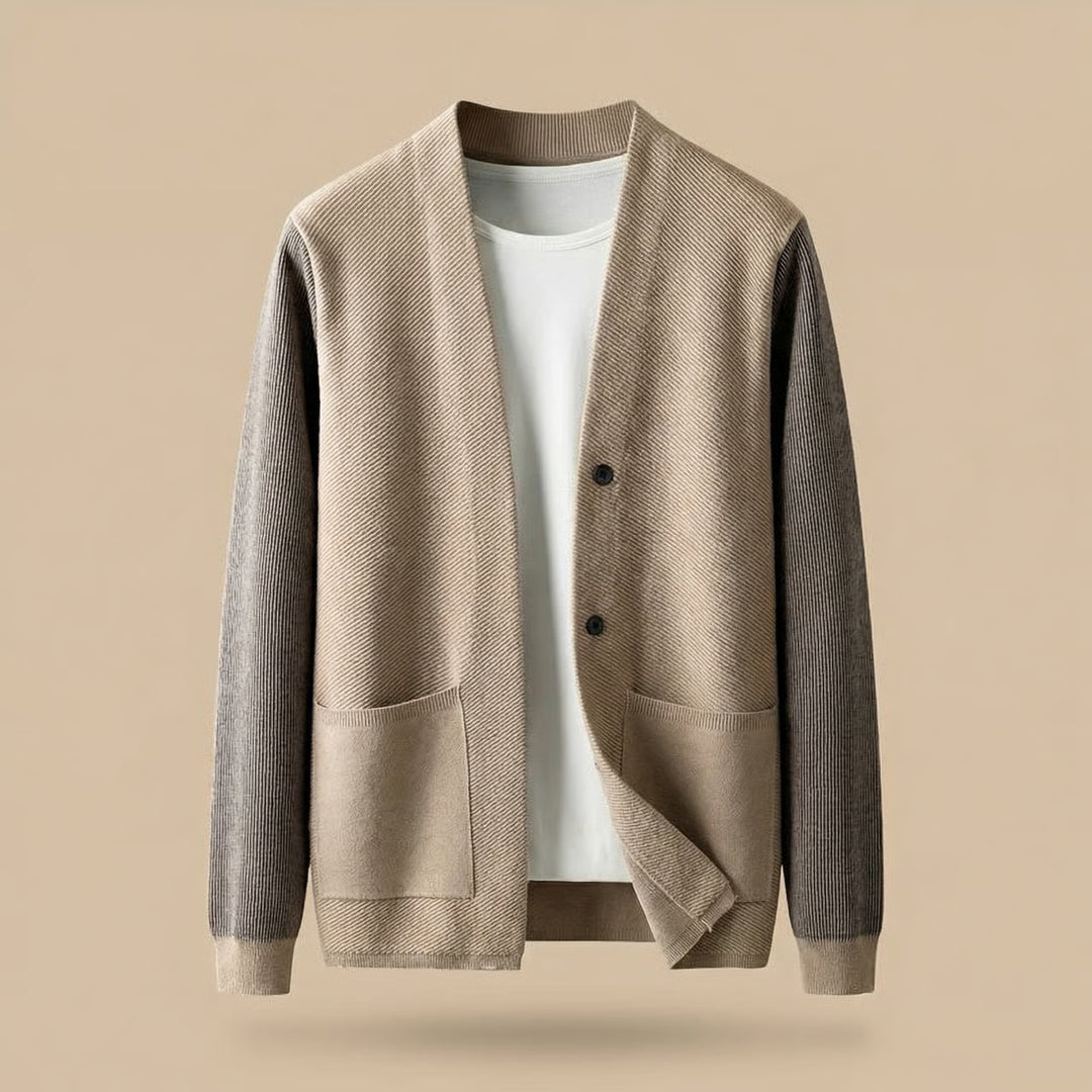 Milan | Premium Two-Tone Cardigan