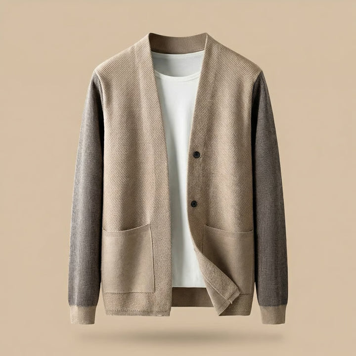Milan | Premium Two-Tone Cardigan