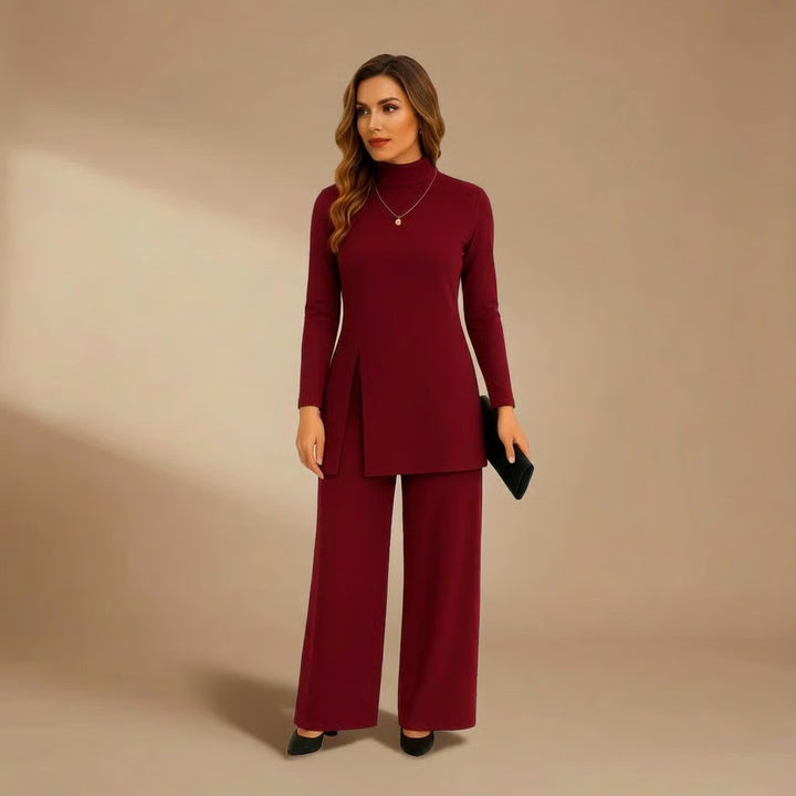 Michelle | Turtleneck Top & Pants Set