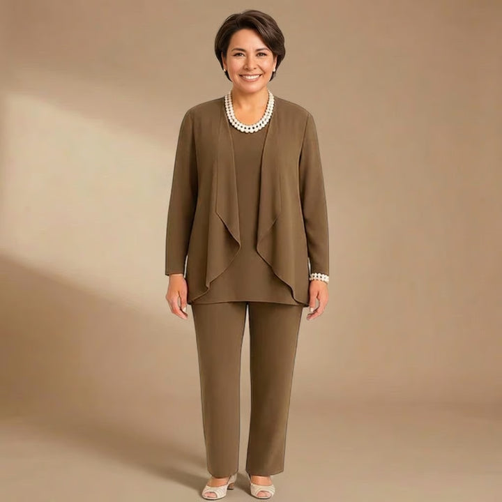 Laura | Cardigan, Top & Pants Set