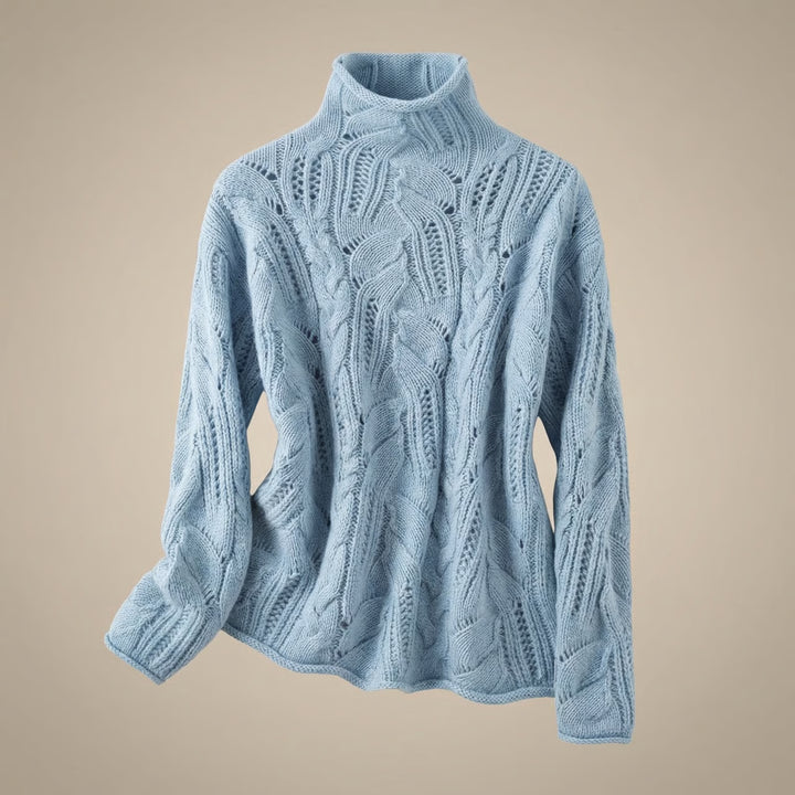 Ellis | Textured Turtleneck Sweater