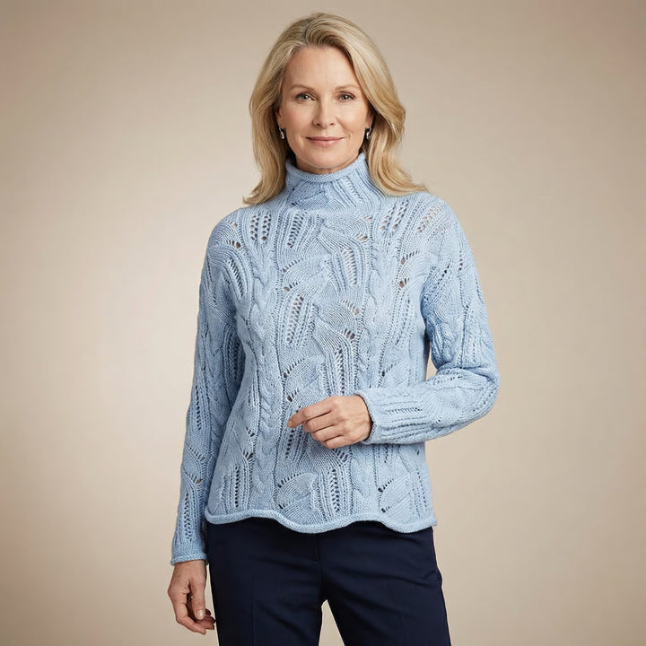 Ellis | Textured Turtleneck Sweater