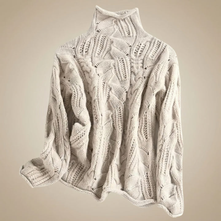 Ellis | Textured Turtleneck Sweater