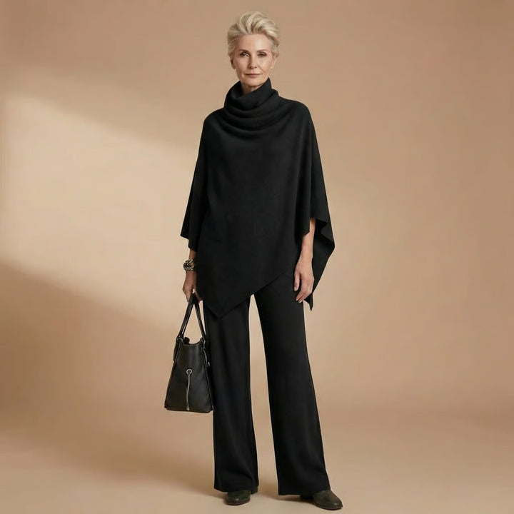 Donna | Elegant Drape Two-Piece Set