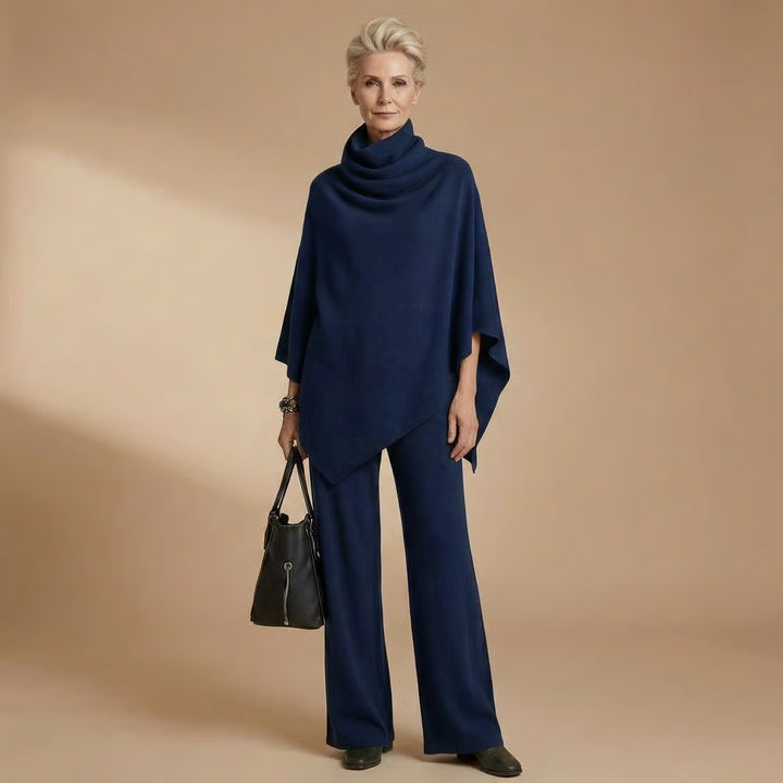 Donna | Elegant Drape Two-Piece Set