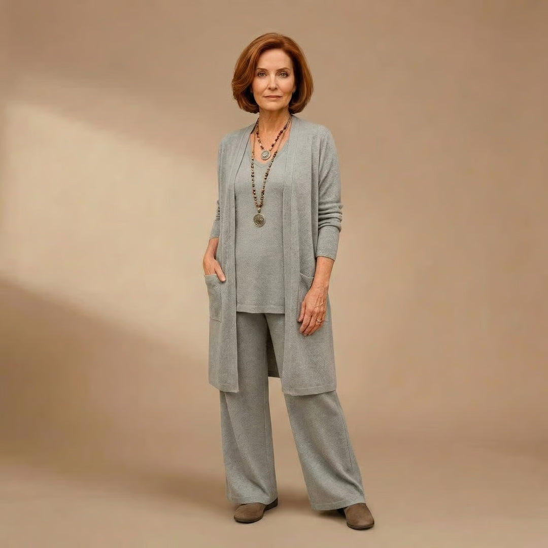 Patricia | Cardigan, Top & Pants