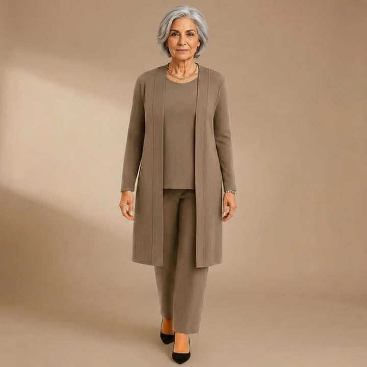 Melissa | Cardigan, Top & Pants Set