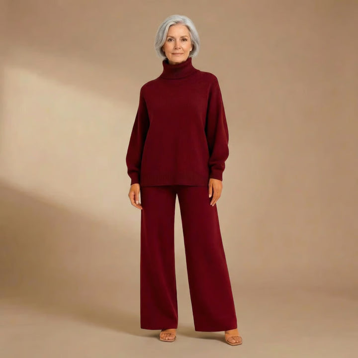 Carol | Turtleneck Top & Pants Set