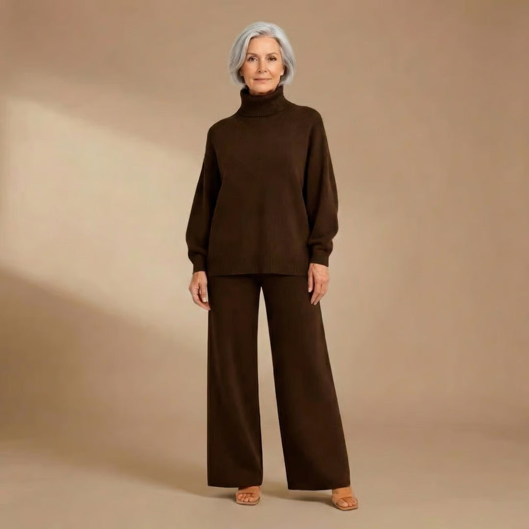 Carol | Turtleneck Top & Pants Set
