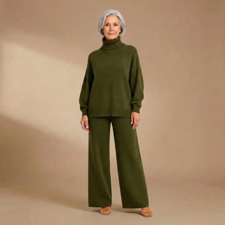 Carol | Turtleneck Top & Pants Set