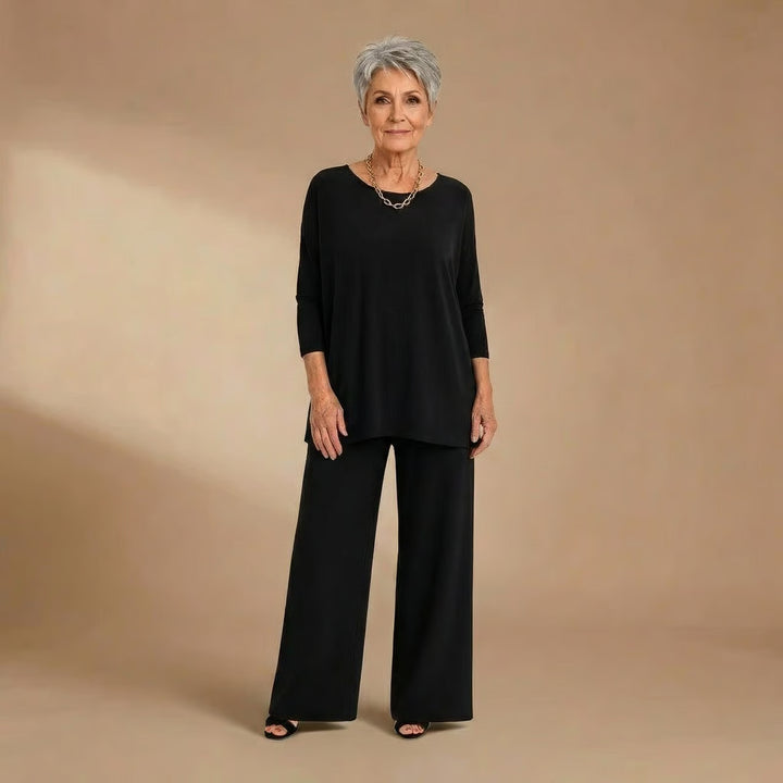 Nancy | Knit Top & Pants Set