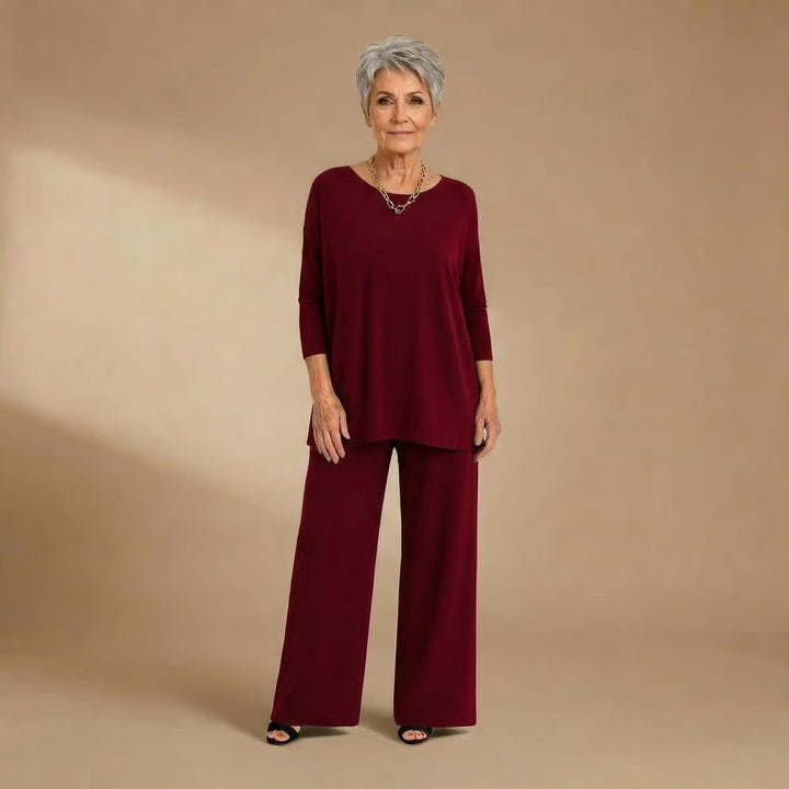 Nancy | Knit Top & Pants Set