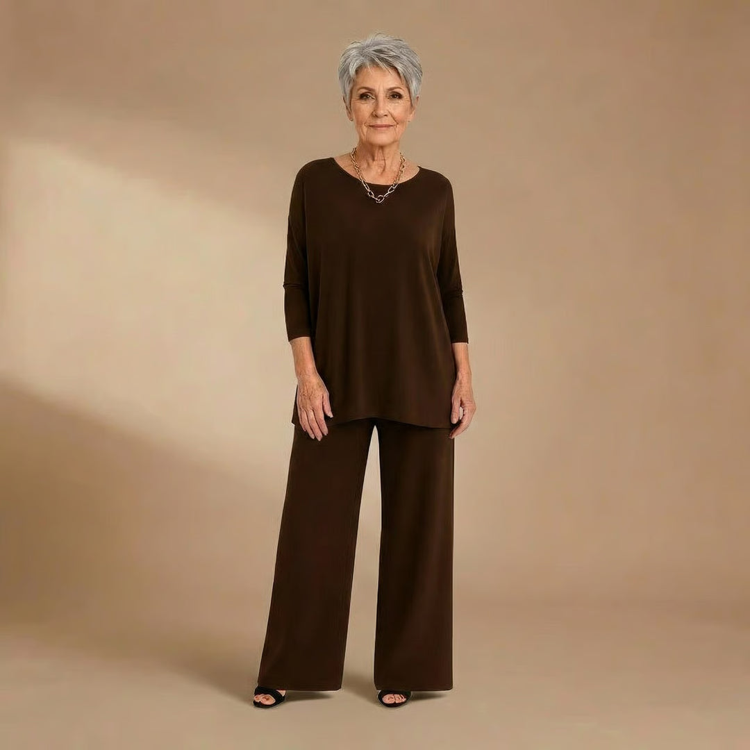 Nancy | Knit Top & Pants Set