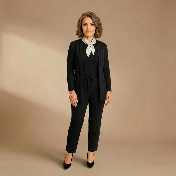 Teresa | Cardigan, Top & Pants Set