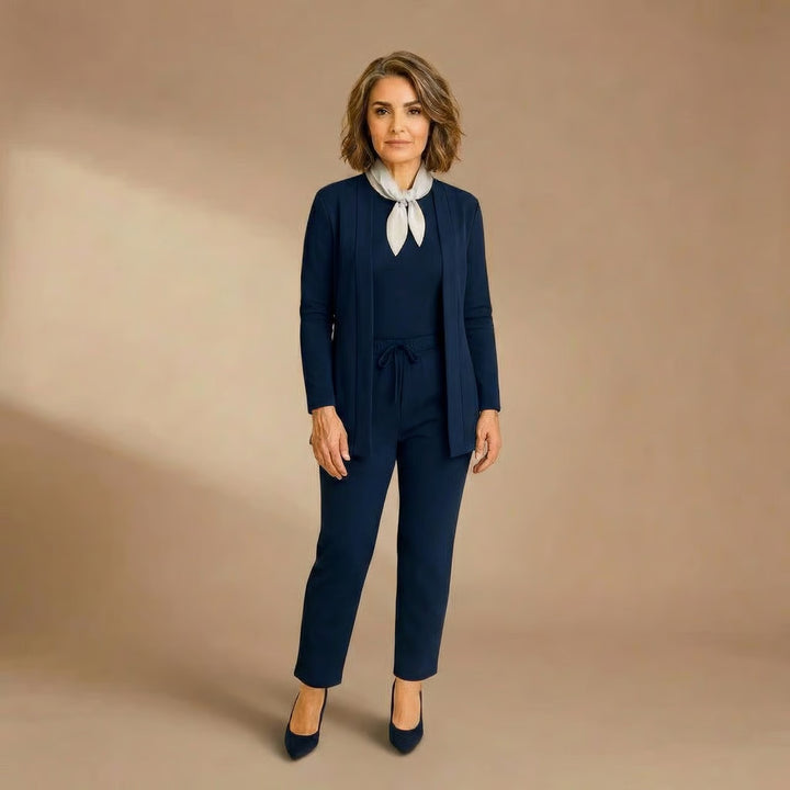 Teresa | Cardigan, Top & Pants Set