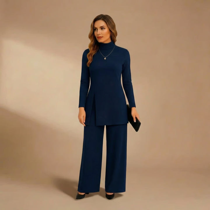 Michelle | Turtleneck Top & Pants Set