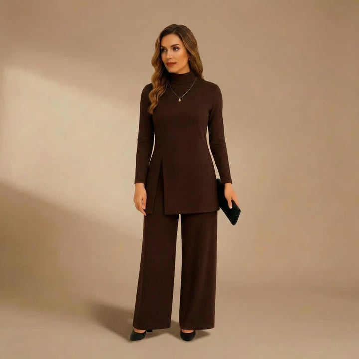 Michelle | Turtleneck Top & Pants Set