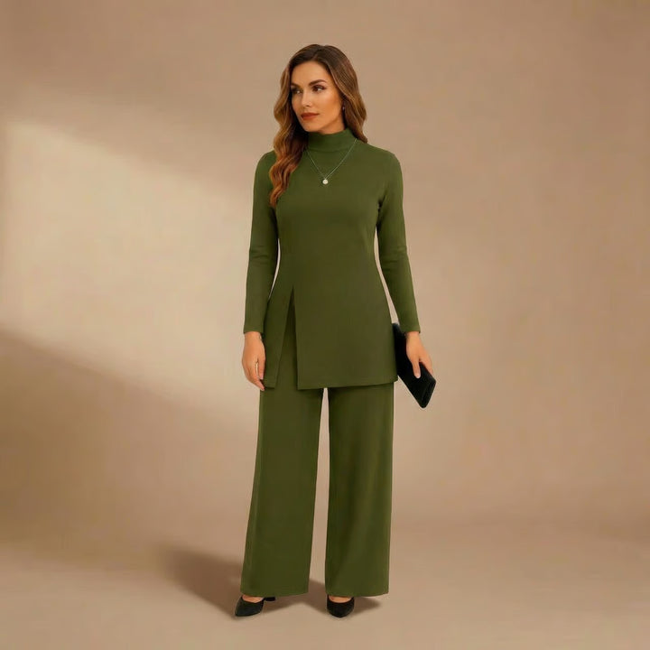 Michelle | Turtleneck Top & Pants Set
