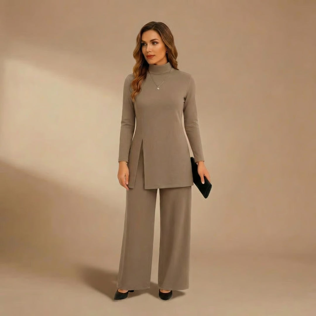 Michelle | Turtleneck Top & Pants Set