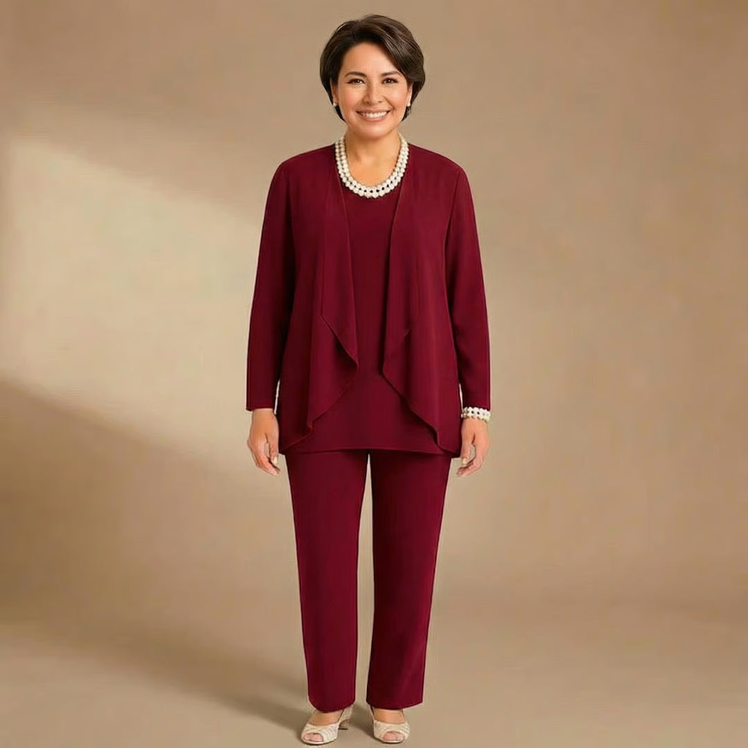 Laura | Cardigan, Top & Pants Set